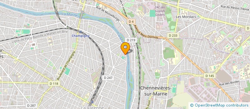 localisation de l'entreprise SCI GECAE à SAINT-MAUR-DES-FOSSES