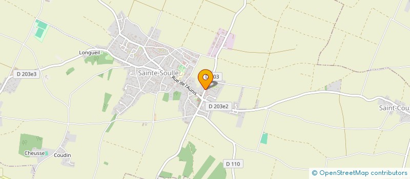 localisation de l'entreprise SCI GECE  SAINTE-SOULLE