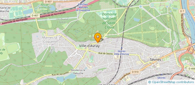 localisation de l'entreprise SCI GECELE PASQUIER  VILLE-D'AVRAY