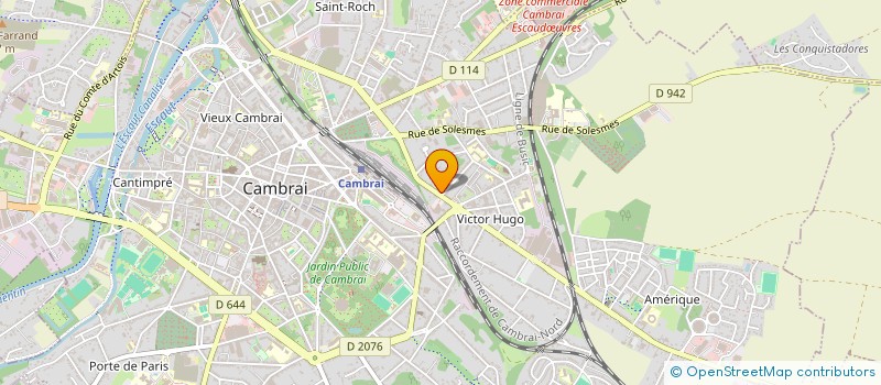 localisation de l'entreprise SCI GECEME  CAMBRAI