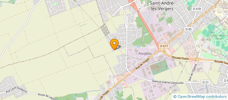 localisation de l'entreprise SCI GECHEM  SAINT-ANDRE-LES-VERGERS