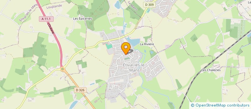 localisation de l'entreprise SCI GECHRI  ETIVAL-LES-LE-MANS