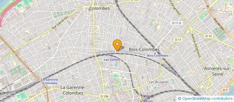localisation de l'entreprise SCI GECHRIS à COLOMBES