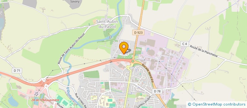 localisation de l'entreprise SCI GECHRISSO  CHAZE-SUR-ARGOS