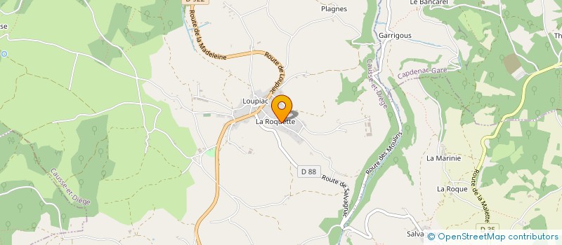 localisation de l'entreprise SCI GECI  CAUSSE-ET-DIEGE