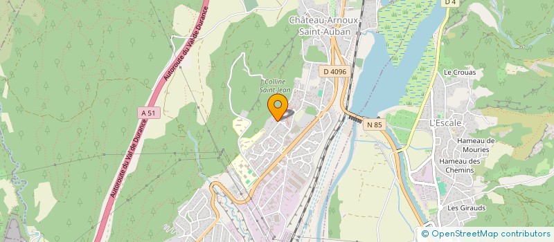 localisation de l'entreprise SCI GECM  CHATEAU-ARNOUX-SAINT-AUBAN