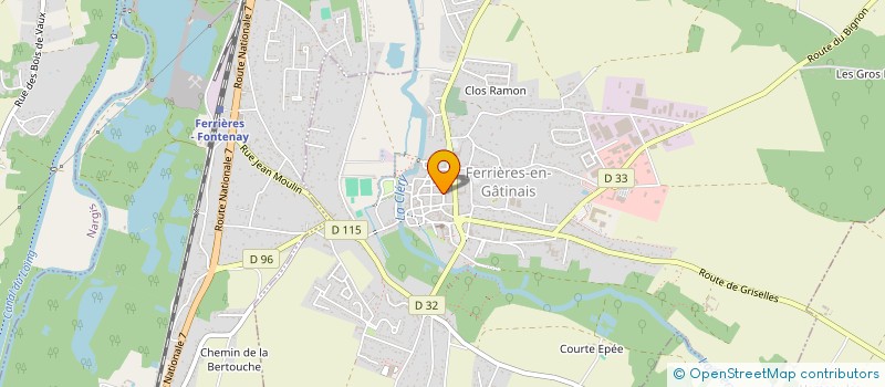 localisation de l'entreprise SCI GECO à FERRIERES-EN-GATINAIS