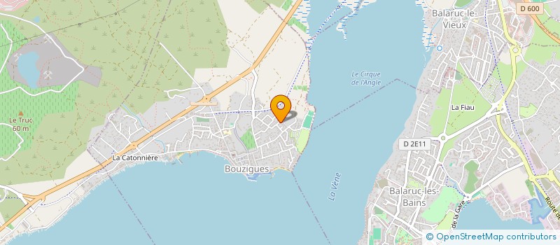 localisation de l'entreprise SCI GECO  BOUZIGUES