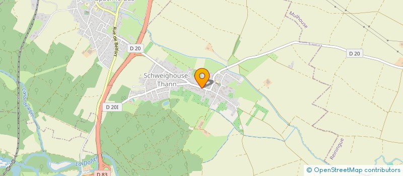 localisation de l'entreprise SCI GED  SCHWEIGHOUSE-THANN