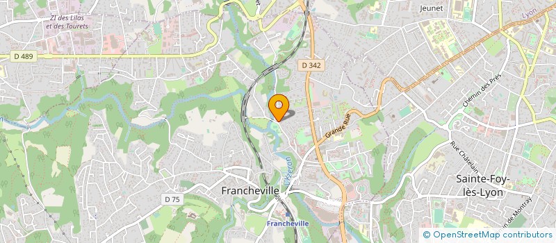 localisation de l'entreprise SCI GEDA  SAINT-GENIS-LAVAL