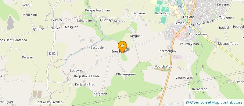 localisation de l'entreprise SCI GEDA  PLABENNEC