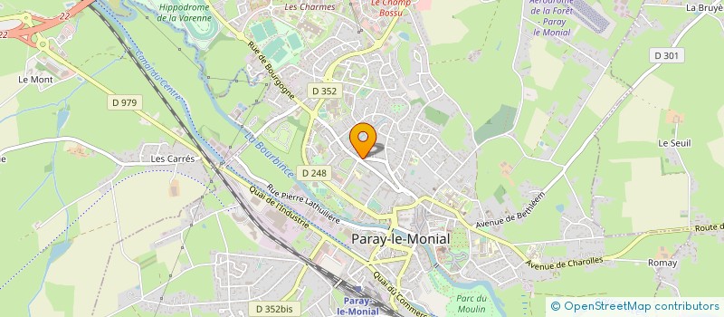 localisation de l'entreprise SCI GEDAEM à PARAY-LE-MONIAL