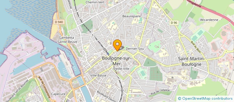 localisation de l'entreprise SCI GEDE à BOULOGNE-SUR-MER