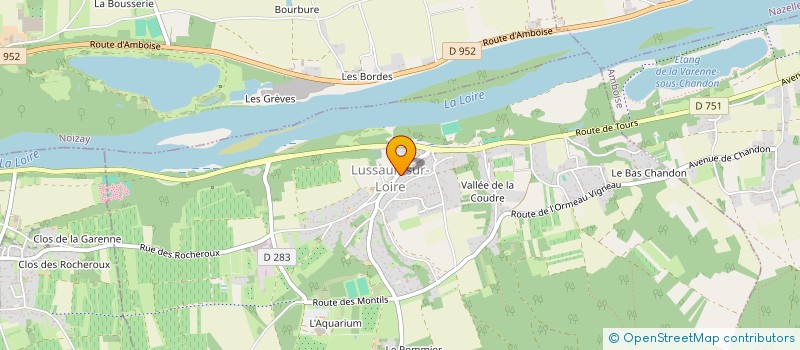 localisation de l'entreprise SCI GEDECC  LUSSAULT-SUR-LOIRE