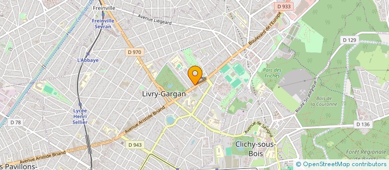 localisation de l'entreprise SCI GEDEON à LIVRY GARGAN