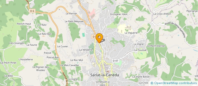 localisation de l'entreprise SCI GEDID à SARLAT-LA-CANEDA
