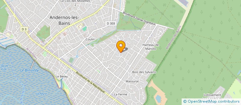 localisation de l'entreprise SCI GEDO  ANDERNOS-LES-BAINS