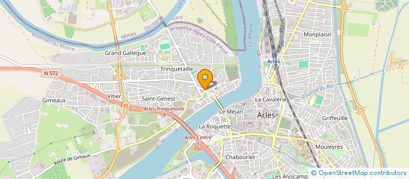 localisation de l'entreprise SCI GEDOR à ARLES