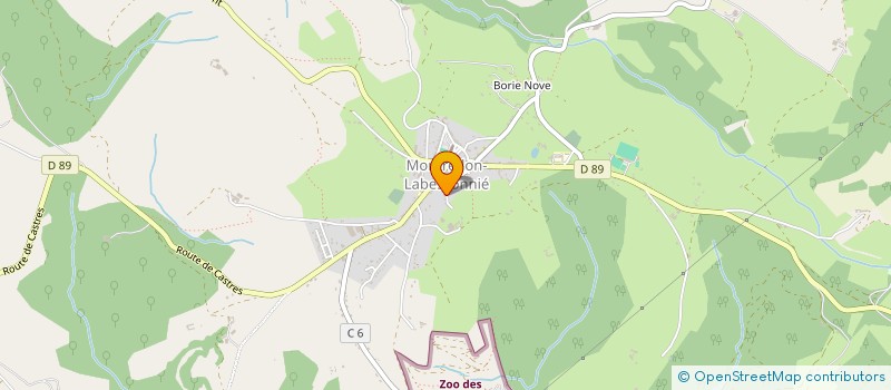 localisation de l'entreprise SCI GEEK'A  MONTREDON-LABESSONNIE