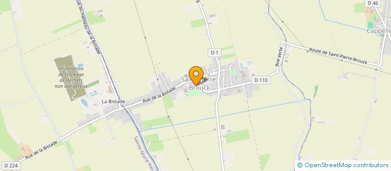 localisation de l'entreprise SCI GEERAERT  SAINT-PIERRE-BROUCK