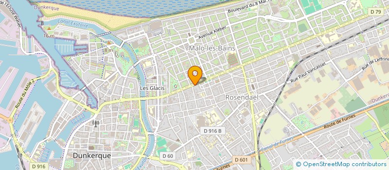 localisation de l'entreprise SCI GEERAERT TROIS à DUNKERQUE