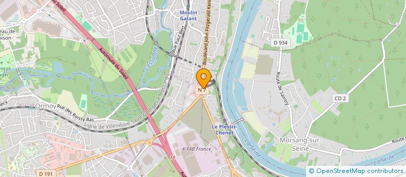 localisation de l'entreprise SCI GEFA 229 JFK à CORBEIL-ESSONNES