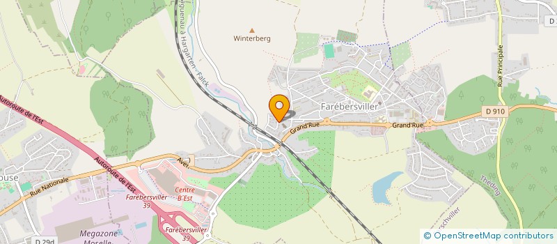 localisation de l'entreprise SCI GEFA  FAREBERSVILLER