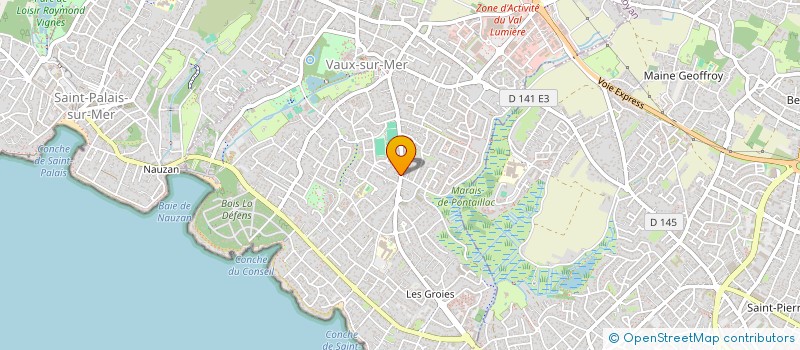 localisation de l'entreprise SCI GEFAR  VAUX-SUR-MER