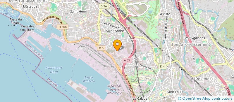localisation de l'entreprise SCI GEFEB à MARSEILLE