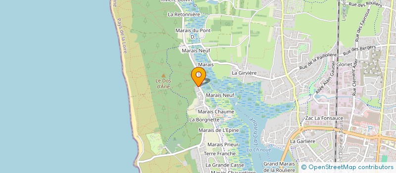 localisation de l'entreprise SCI GEFEMAYO à LES SABLES D'OLONNE