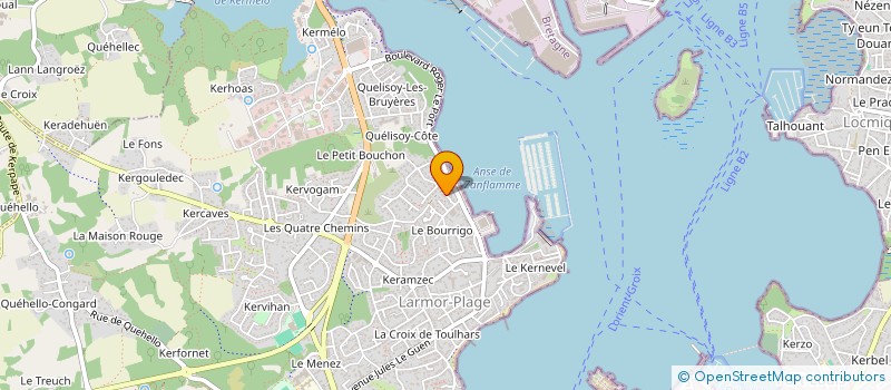 localisation de l'entreprise SCI GEFFRAY  LARMOR-PLAGE