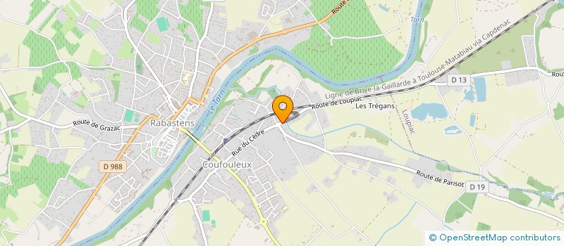 localisation de l'entreprise SCI GEFFRIER  COUFOULEUX