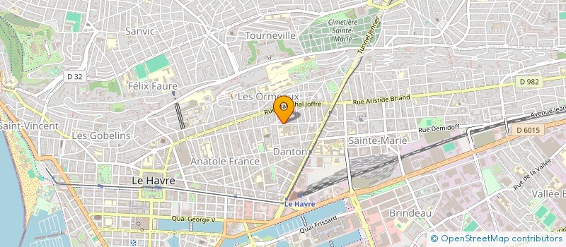 localisation de l'entreprise SCI GEFFROY à LE HAVRE