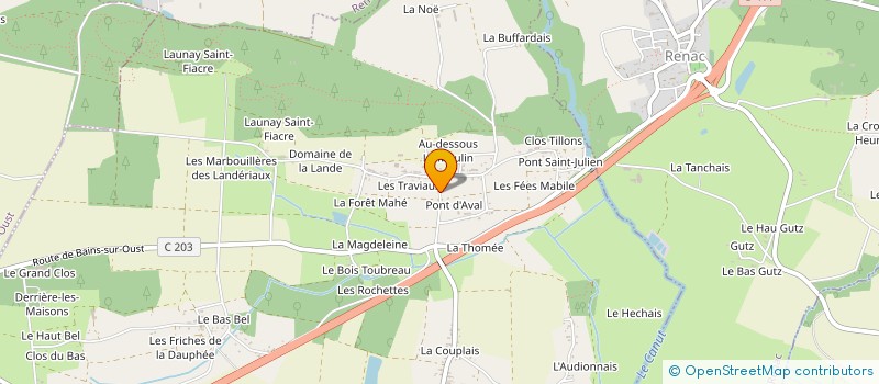 localisation de l'entreprise SCI GEFFROY à SAINTE-MARIE