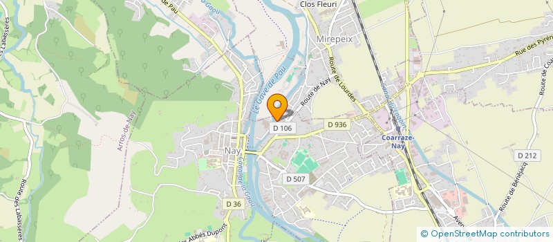localisation de l'entreprise SCI GEFFROY à NAY