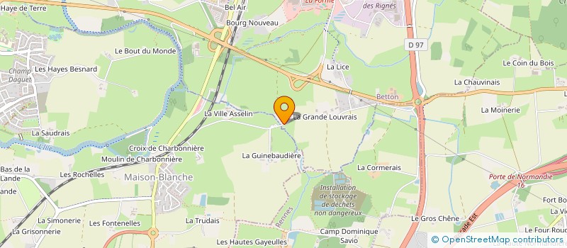 localisation de l'entreprise SCI GEFFROY CORP  BETTON