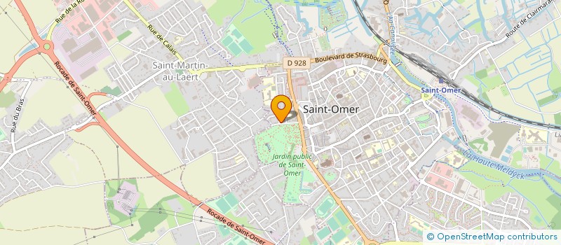 localisation de l'entreprise SCI GEFI  SAINT-OMER