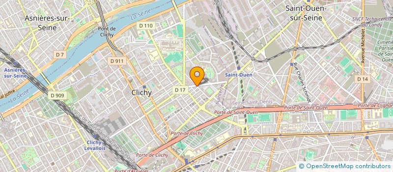 localisation de l'entreprise SCI GEFI à CLICHY