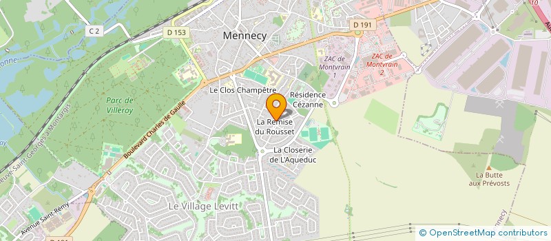 localisation de l'entreprise SCI GEFIMMO  MENNECY