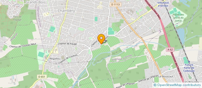 localisation de l'entreprise SCI GEFRAJADO  VILLENAVE-D'ORNON