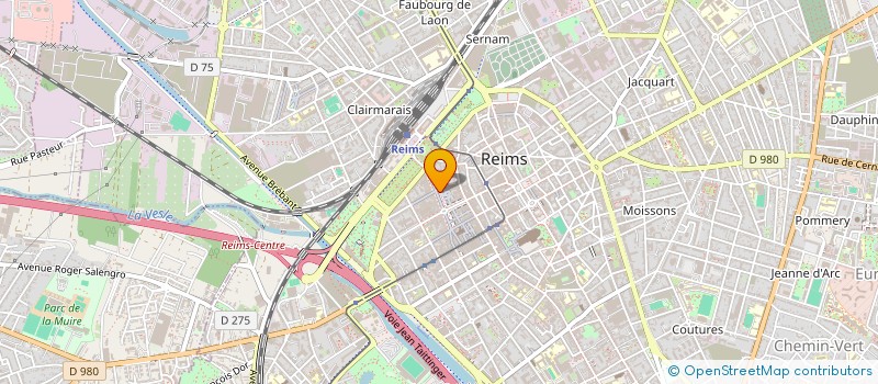 localisation de l'entreprise SCI GEFRE  REIMS