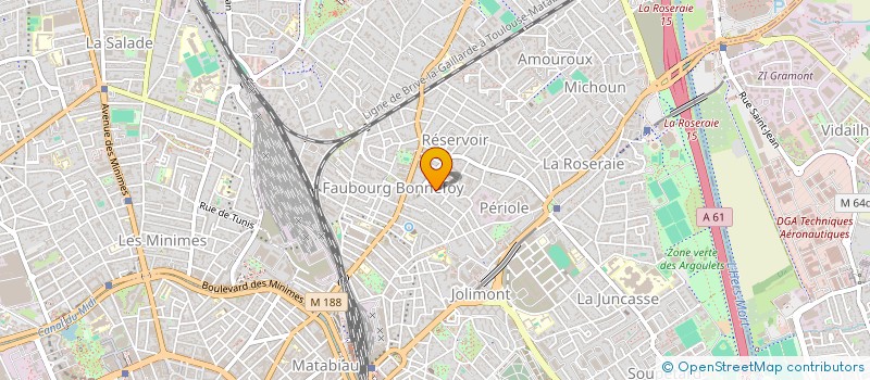 localisation de l'entreprise SCI GEGASKICHA à TOULOUSE