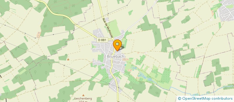 localisation de l'entreprise SCI GEGAUFF  BRUEBACH