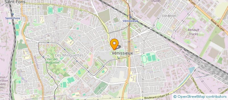 localisation de l'entreprise SCI GEGE  VENISSIEUX