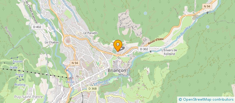 localisation de l'entreprise SCI GEGE à BRIANCON