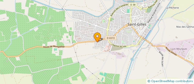 localisation de l'entreprise SCI GEH à SAINT-GILLES