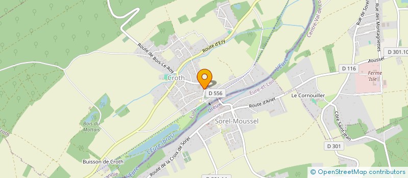 localisation de l'entreprise SCI GEHO IMMOBILIER  EZY-SUR-EURE