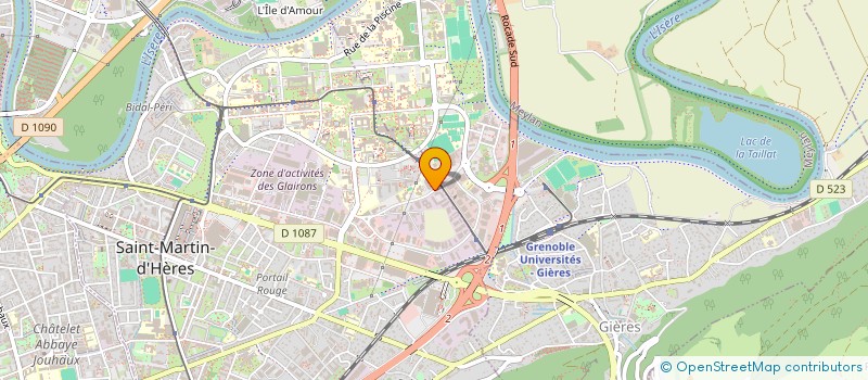 localisation de l'entreprise SCI GEHOME  SAINT-MARTIN-D'HERES