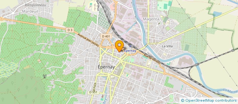 localisation de l'entreprise SCI GEHU DONNY MORTIER à EPERNAY