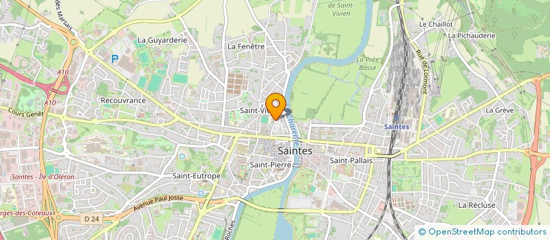 localisation de l'entreprise SCI GEIGEI  SAINTES